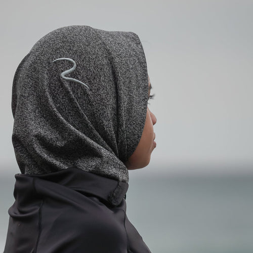 Grey burka with grey nmbs logo